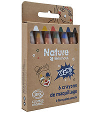 Grim Tout Theatrical make-up - 6 Colouring Pencils - Wow