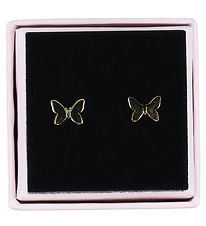 MillaVanilla Boucles d'oreilles - Papillon - Or