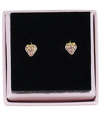 MillaVanilla Earrings - Strawberry - Gold/Pink