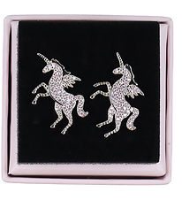 MillaVanilla Earrings - Unicorn - Silver/Pink