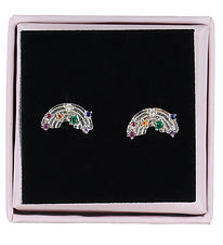 MillaVanilla Boucles d'oreilles - Arc-en-ciel - Argent