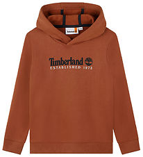 Timberland Sweat  Capuche - Dark Chocolate av. Imprim