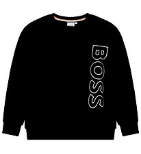 BOSS Sweatshirt - Black w. White