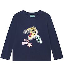 Kenzo Blouse - Navy w. Tiger