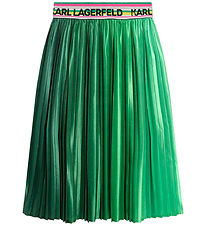 Karl Lagerfeld Skirt - Pleated - Pine Tree