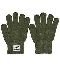 Hummel Hanskar - Prjónað - hmlQuint - Olive Nótt