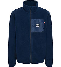 Hummel Fleece Jacket - Teddy - hmlAtlas - Black Iris