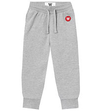 Wood Wood Pantalon de Jogging - Vol - Gris Chin