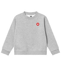 Wood Wood Sweatshirt - Root - Grey Melange