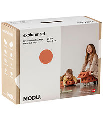 Modu Explorer Set - 20 Parts - Burnt Orange/Dusty Green