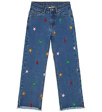 The New Jeans - TnDania Star Wide - Medium+ Blue m. Sternen