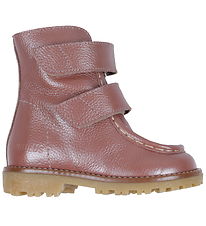 Angulus Bottes - Mid-Coupe - Rose Brillance av. Doublure/Velcro