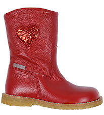 Angulus Bottes d'Hiver - Tex - Rouge/Rouge Glitter