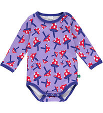 Freds World Bodysuit l/s - Mushroom - Paisley/Energy Blue/Lollip