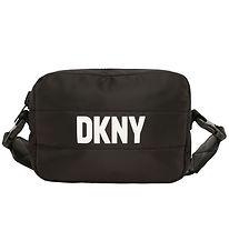DKNY Shoulder Bag - Reversible - Black w. White/Silver