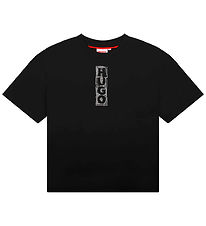 HUGO T-Shirt - Noir av. Imprim