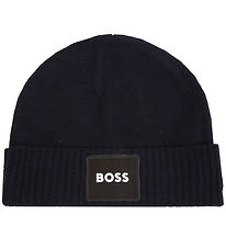 BOSS Muts - Gebreid - Navy