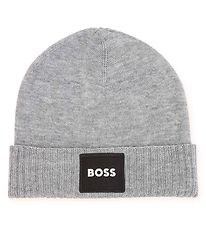 BOSS Bonnet - Tricot - Gris Chin