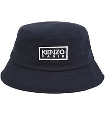 Kenzo Bucket Hat - Navy w. White