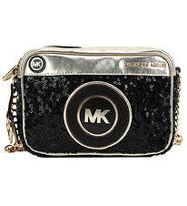 Michael Kors Umhngetasche - Schwarz m. Pailletten/Gold