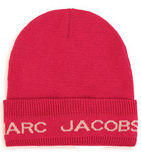 Little Marc Jacobs Beanie - Knitted - Fuschia w. Pink