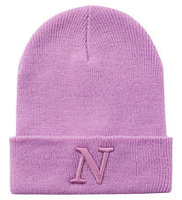 Name It Beanie - Knitted - Noos - NknMalik - Violet Tulle