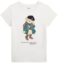 Polo Ralph Lauren T-Shirt - Weiß m. Kuscheltier
