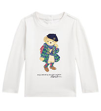 Polo Ralph Lauren Genser - Hvit m. Kosedyr