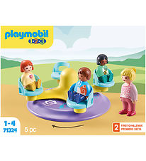 Playmobil 1. 2. 3 - Talk-Karussell - 5 Teile - 71324