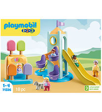 Playmobil 1.2.3 - Experience Tower With Ice Cream Shop - 18 Part