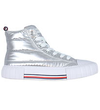 Tommy Hilfiger Bottes - lev Top Lace-Up - Argent