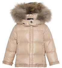 Ver de Terre Down Jacket w. Fur - Mahogany Rose