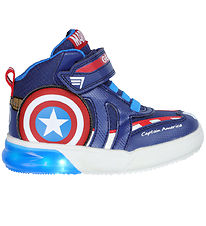 Geox Boots w. Light - Grayjay - Marvel Avengers - Navy/Red