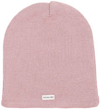 Racing Kids Beanie - Wool/Cotton - 2-layer - Dusty Rose