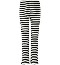 Mads Nørgaard Leggings - Lala - Black/Vanilla Ice