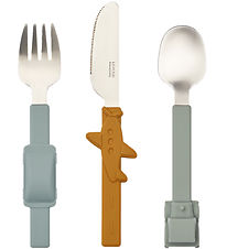 Liewood Cutlery - Tove Cutlery Set - Blue Fog Mix