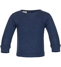 Engel Bluse - Wolle/Seide - Navy Blue