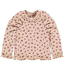 Müsli Blouse - Rib - Berry - Spa Rose/Fig/Berry Red