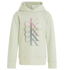 Calvin Klein Kapuzenpullover - Monogrammwiederholung - Kanarienv