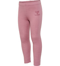 Hummel Leggings - Wool - hmlWolly - Nostalgia Rose