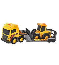 Dickie Toys Truck w. Excavator - Truck Team - Light/Sound
