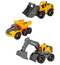 Dickie Toys Construction Trucks-Set - On-Site Work Force