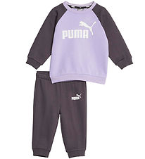 Puma Sweat Set - Vivid Violet/Grey