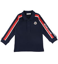 Moncler Bus Polo - Marine av. Rouge