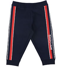 Moncler Sweatpants - Navy w. Red