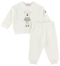 Moncler Sweatset - Off White m. Print