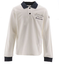 Moncler Poloshirt - Off White m. Navy