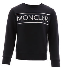 Moncler Sweatshirt - Navy w. White