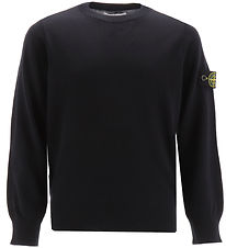 Stone Island Blouse - Wol - Navy Blue