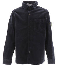 Stone Island Overshirt - Corduroy - Navy Blue